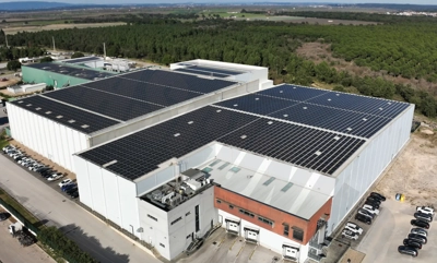 Instalação painéis solares 1.2 MWp (17 % da energia anual)